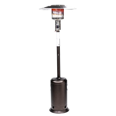 Outdoor Heater With Portable Wheels For Patio, 47000 88-inch Standing, Stainless Steel Burner Party, Restaurant, Garden, Yard - Patio Wheels, Standing Gas Burner,