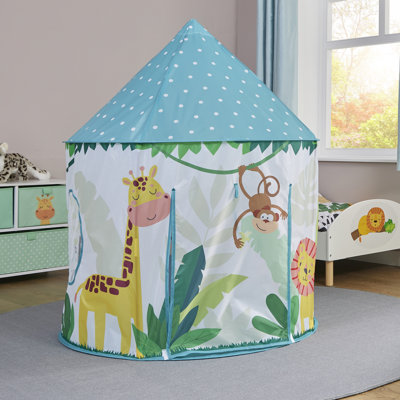 Liberty House Toys 100cm W x 100cm D Indoor / Outdoor Polyester Triangular Play Tent