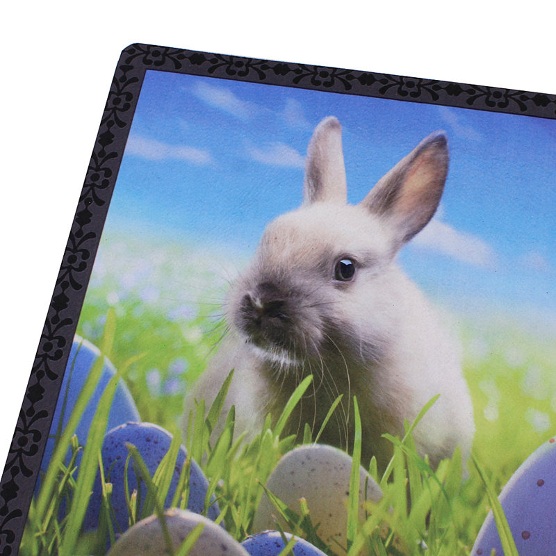 Tapis d'entrée antidérapant Egg Bunny