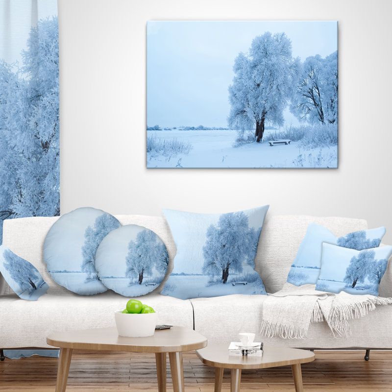 Coussin Foggy Yuriev, 18" x 18", Coussin décoratif