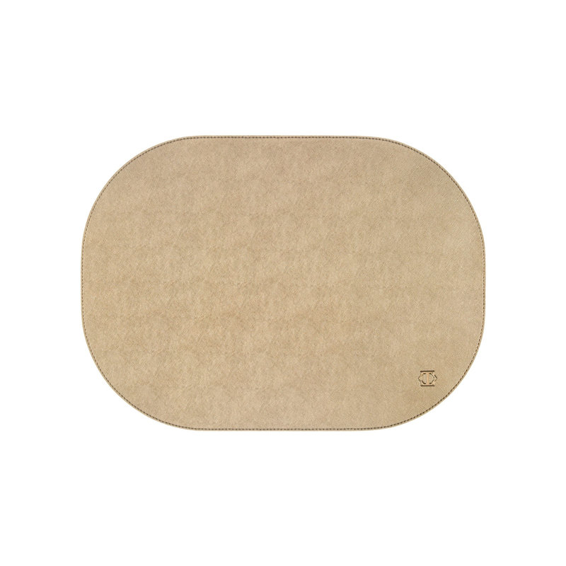 Joseph Oval Placemat, Beige