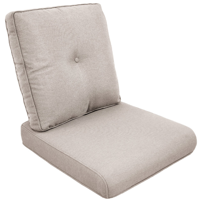 Deeominia Outdoor Furniture Cushion Set - Seat/Back Cushions for Swivel Gliders and Armchairs, Beige