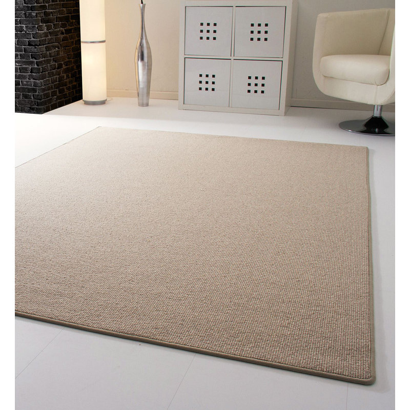 Jadyn Solid Colour Machine Woven Area Rug, Rectangle 140 x 200cm