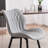 Upholstered Dining Chairs Faux Leather Side Chair with Metal Frame-266236651