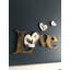 Décoration murale « love & hearts »