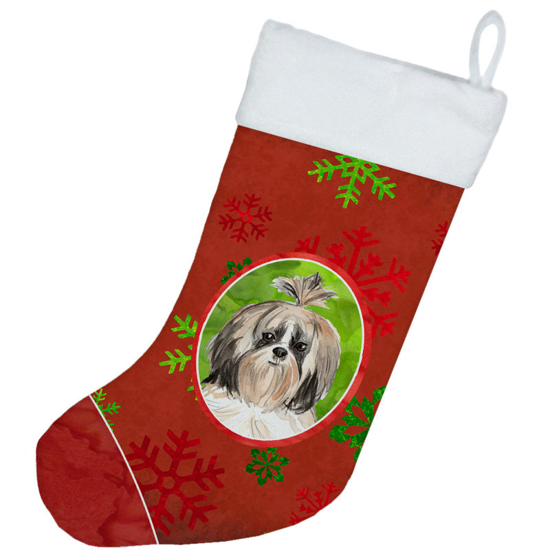 Chaussette de Noël, Shih Tzu