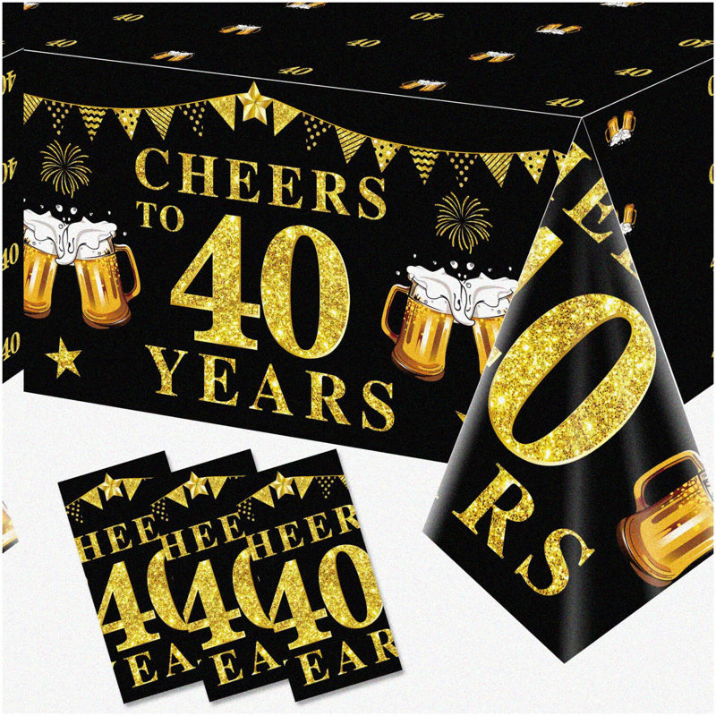 Sparkling Gold 99th Birthday Celebration Kit