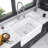 24" Ceramic White Kitchen Sink - Single Bowl, Heat , Stain & Scratch Rust , Serene Gulf Protected, Rustproof, Peaceful Path