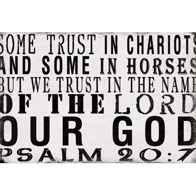 Some Trust Sign - Wrapped Canvas Print