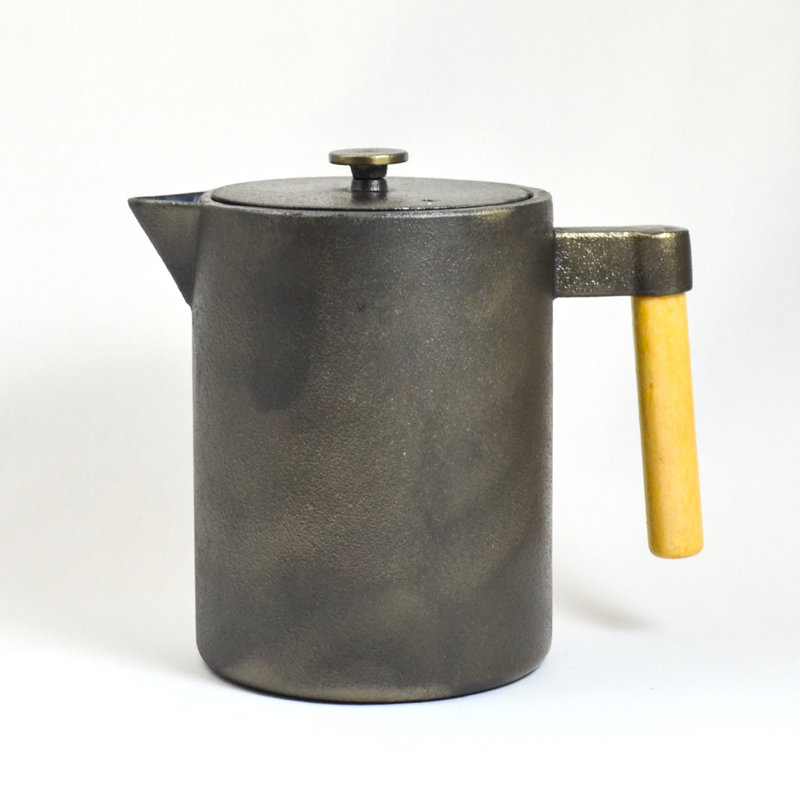Ebern Designs Brokaw 1.2ml Solid Colour Teapot, Iron