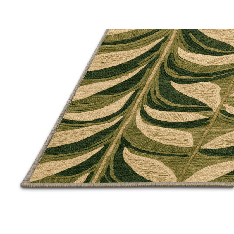  Tapis hawaïen lavable Maile Lei, Tapis de couloir 2 pi x 4 pi
