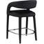 Tabouret de comptoir en simili cuir Arthur-William-73672583
