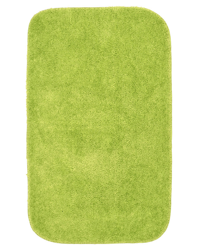 Tapis de bain antidérapant en nylon doux Mccluney, Lime-Aid, L 24 po x L 40 po