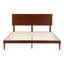 Kiesel Mid-Century Inspired Wood Platform Bed frame with Headboard-1113283617