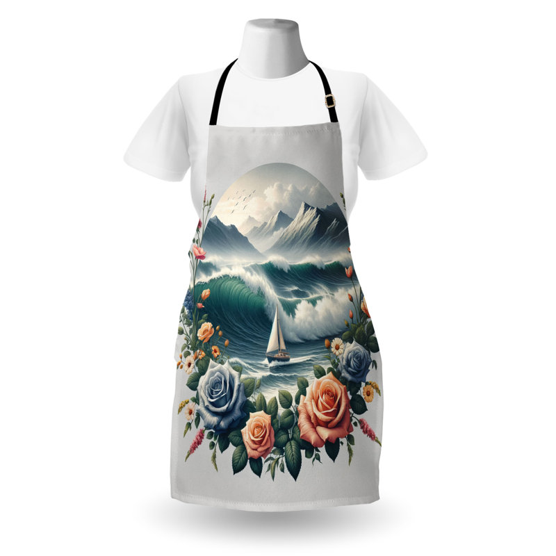 No Pattern Bib Apron