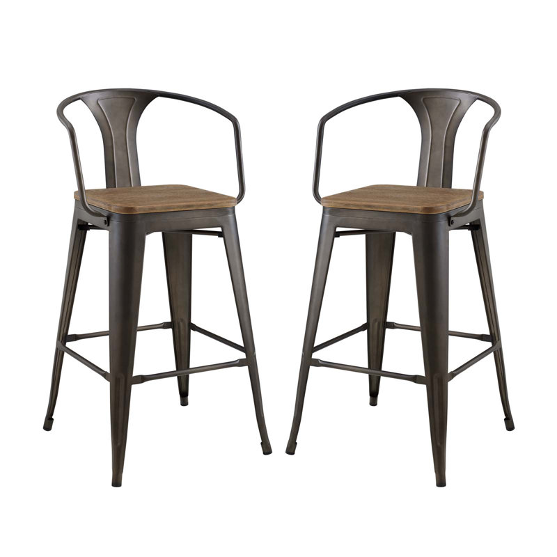 Promenade Bar Stool, Brown