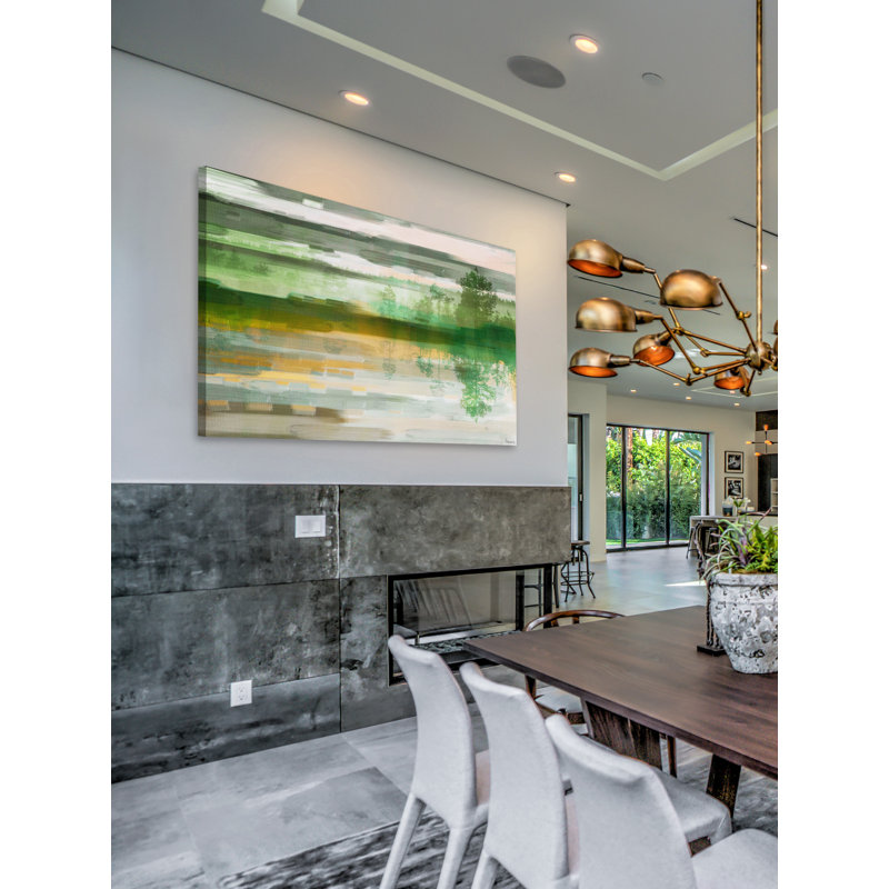 « reflective firs » par parvez taj,-impression sur toile tendue, 40 po x 60 po