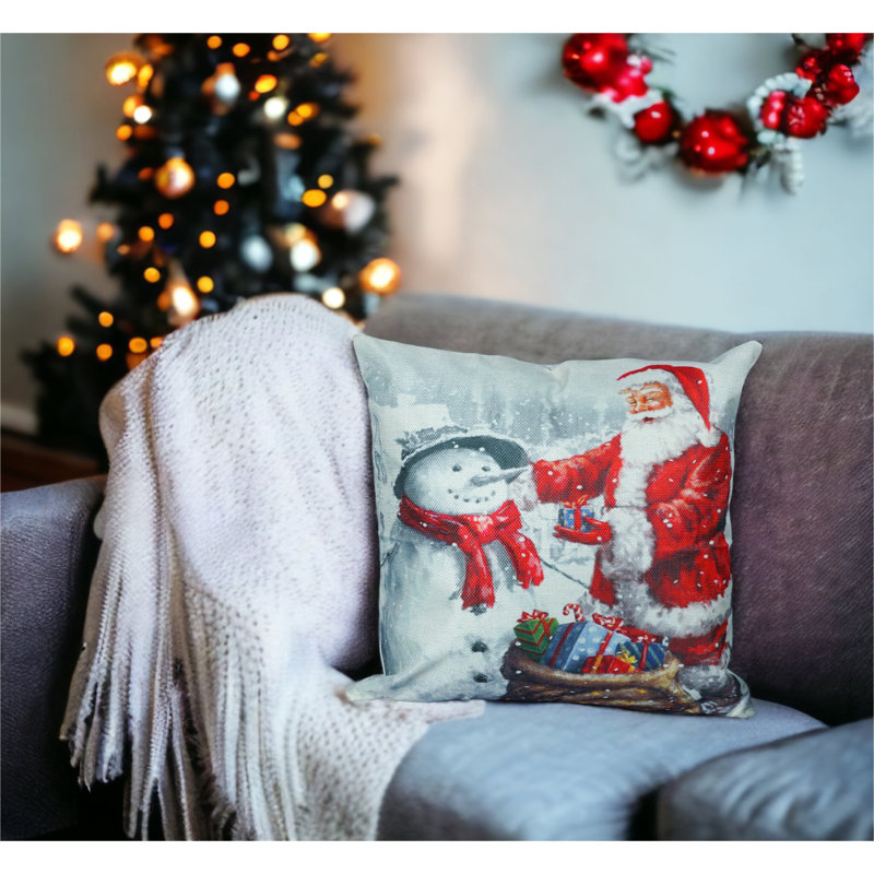 Birchfield Red Square Cushion