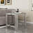 Modern Tempered Glass Top End table with Stainless Steel Frame-2044727243-2044727241