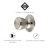 Terrace Single Dummy Door Knob
