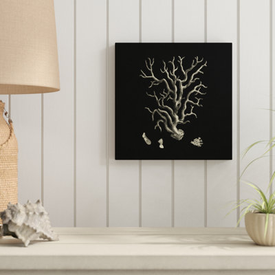 " Black And Tan Coral I " by Vision Studio