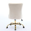 Fauteuil de bureau en velours American Style