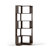6-Tier L-Shaped Corner Bookshelf With Anti-Tip Device,Dark Brown Wooden Bookcase For Living Room & Bedroom-1632812680