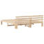 Bed Frame with Headboard Solid Pine Wood-2092905528-2092905532