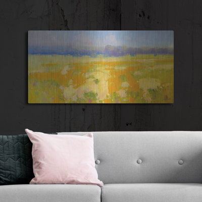 August Grove® 'Meadow 2' by Vahe Yeremyan Metal Wall Art