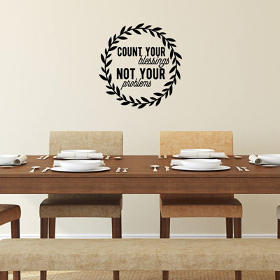 Text & Numbers Non-Wall Damaging Wall Decal