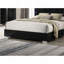 Mobilier de chambre à coucher contemporain avec cadre de lit tête de lit à DEL avec finition UV et piano noir-940732808-924629310