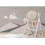Papier peint amovible montgolfières Pinkish Mountains Sun Clouds-99178452