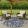 Machine Washable Indoor/Outdoor Matsumura ACN2302 Global Rug