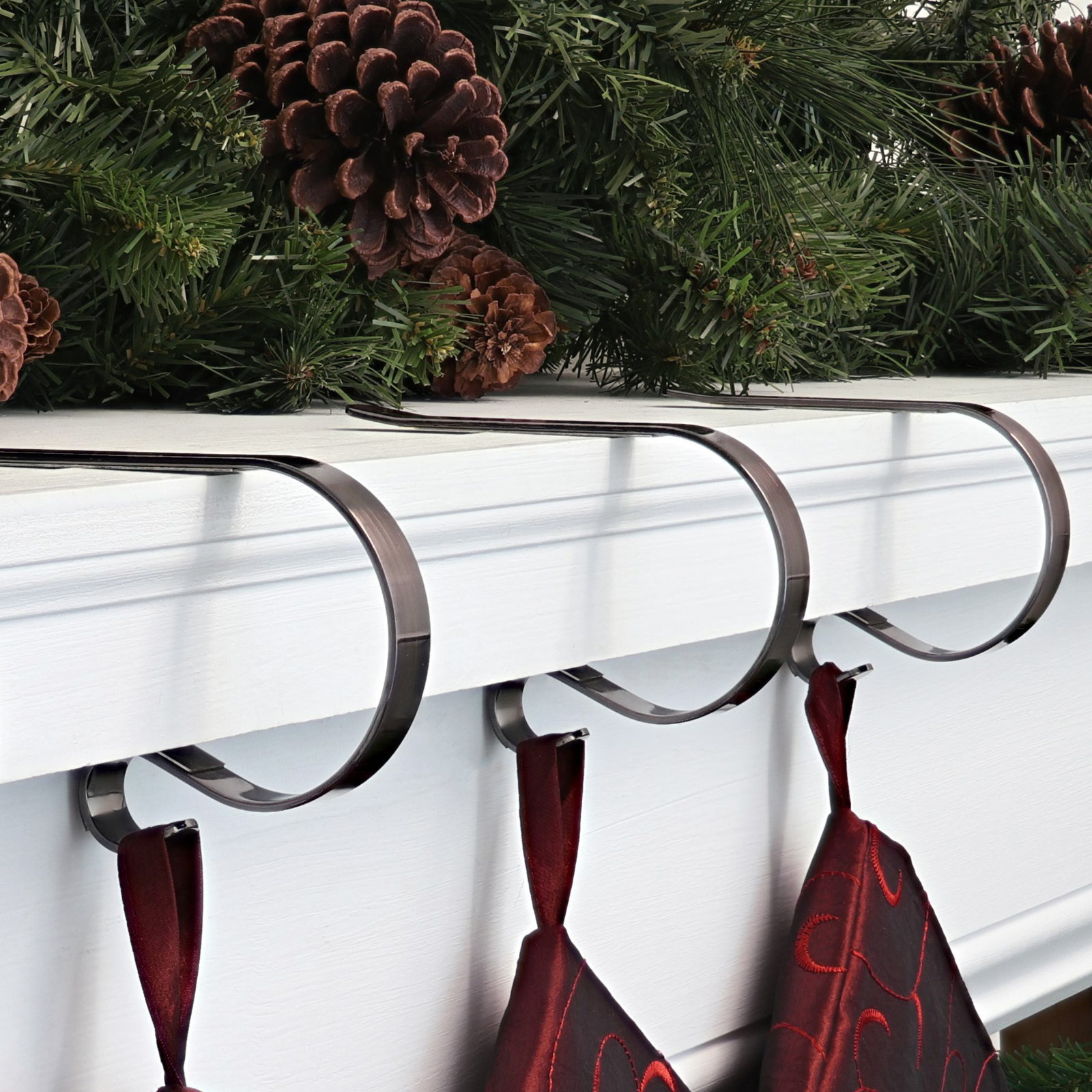 The Holiday Aisle® Stocking Holder, Oil-Rubbed Bronze
