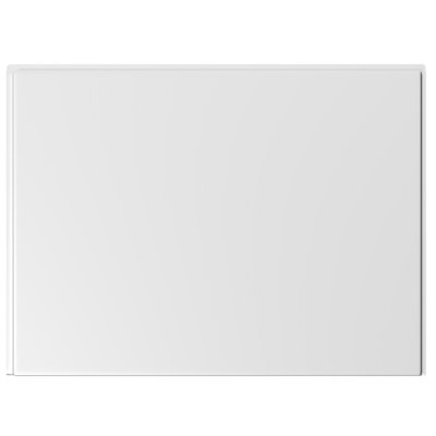Bathroom Modern Easy Access Acrylic Bath Panel White 800Mm End Panel