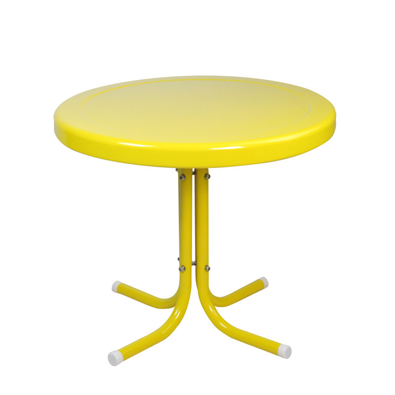 Table d'appoint 22 po, Jaune