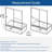Opal Mirage MCOCOD 60" W x 60" H Double Smooth Sliding Semi-Frame Tub Door with Clear Glass-99071053