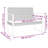 Meleigha Steel Outdoor Bench