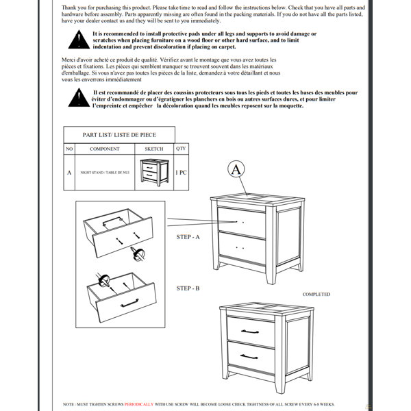 Dimensions du produit