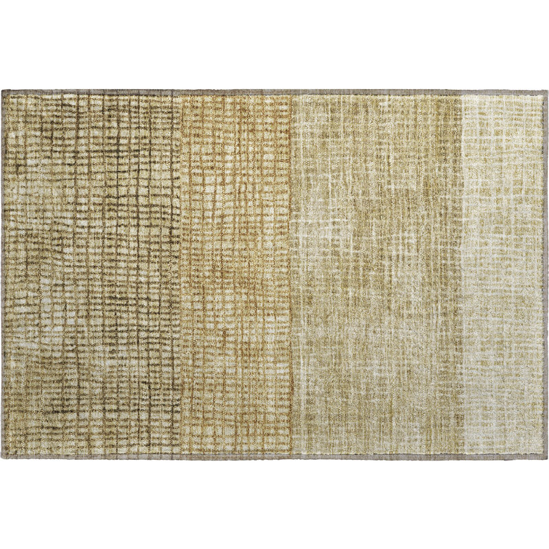 Premium Machine Washable Monnier AMF1831 Geometric Rug, Rectangle 1'8" x 2'6"