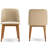 18'' H Faux Leather Upholstered Side Chair