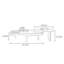 Table basse simple au sens du design
