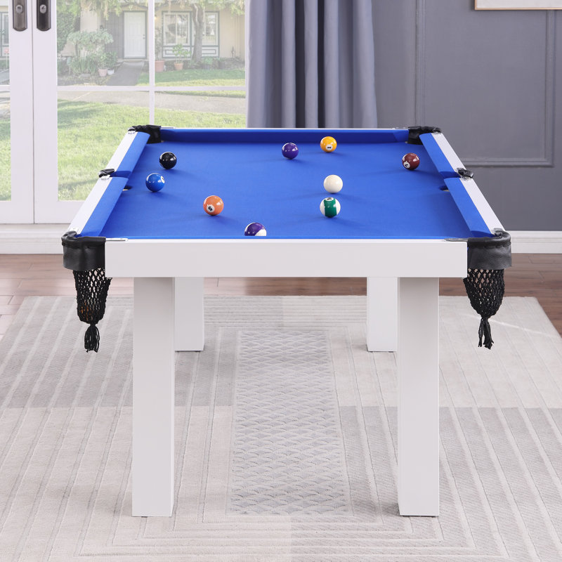 Table de billard extérieure / intérieure en ardoise HomeSeason Eco-Pro avec accessoires Pro, Bleu royal