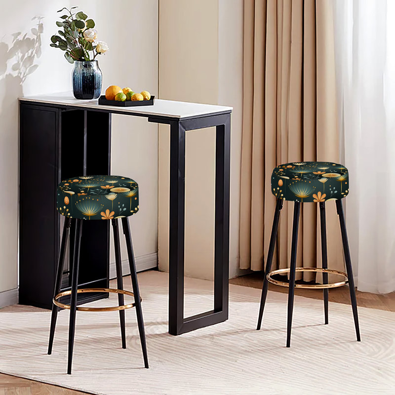 Ensemble de 2 tabourets de bar Mid-Century Vintage Delight