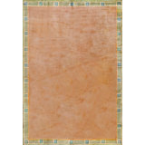 Open Solid Pink Rose Color Field Austrian Art Nouveau Werkstätte Viennese Carpet