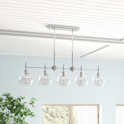 Plafonnier linéaire à 5 lumières Xidane