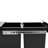 vidaXL Kitchen Cupboard Pull-out Dustbin Soft-Close 9.5 gal