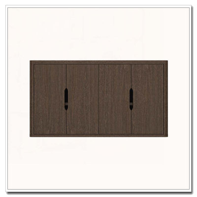 Armoire 4 portes avec rangement