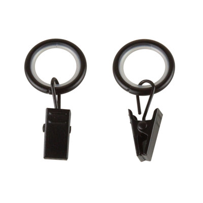 Widmer Steel/Plastic Lined Curtain Rings