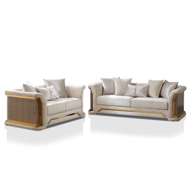 Milthon Tuxedo Living Room Set